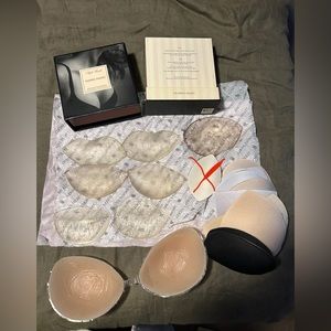 Silicone bra inserts lot clear many and bra pads used